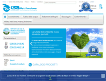 Tablet Screenshot of csadistribuzione.it